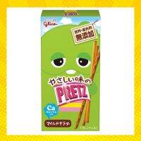 ขนมญี่ปุ่น กูลิโกะ - เพรทซ์ บิสกิตแท่ง 23 ก. Japanese sweets Glico - Pretz Biscuit stick 23 g.