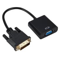 DVI to VGA Converter Adapter DVI 24+1 25 Pin DVI-D to VGA Adapter Cable for TV PS3 PS4 PC Display 1080P Adapters