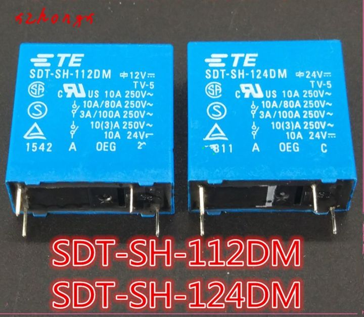 Sdt-Sh-112dm Sdt-Sh-124dm Sdt-Ss-112dm Sdt-Ss-124dm 4พิน10a รีเลย์ไฟฟ้า