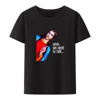 Camiseta con estampado Modal de Jesús Umm We Need To Talk Meme, ropa de calle creativa Y2k, Hip-hop, Hipster