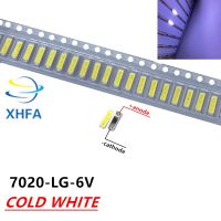 1000PCS LED 7020 light-emitting Light Beads High Power 1W 6V Cool white For Original LG LED LCD TV Backlight Application Electrical Circuitry Parts