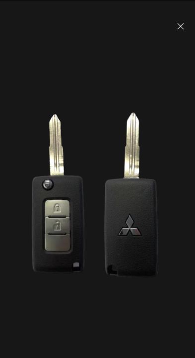 กรอบกุญแจพับ-mitsubishi-triton-xpander-attrage-mirage-รุ่นใหม่-แบบ-2-ปุ่ม-m6