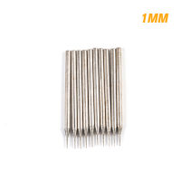 GNStore[COD] 10PC 0.6mm-4mm Diamond Burr GRIND bit Point 2.35mm Shank for Glass Stone Jade