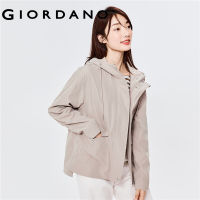 Giordanoผู้หญิง เสื้อคลุมทรงหลวมหน้าสั้นหลังยาวมีฮูด Free Shipping 05372744