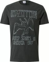 Classic Retro เครื่องขยายเสียง Led Zeppelin - Usa Tour 77-เสื้อยืดผู้ชาย