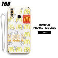 YBD เคสสำหรับ โทรศัพท์ดีไซน์ของแมคโดนัลด์ซิลิโคนนิ่มเคลือบ6D Vivo Z1 Pro Z5X 2020 Y19 U3 1915 1951 1918