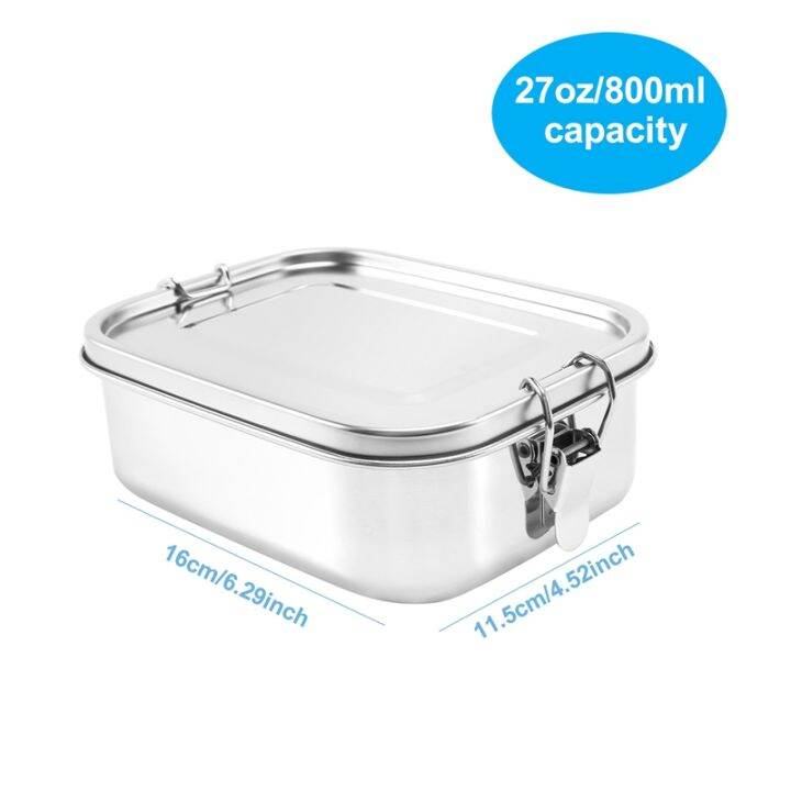 stainless-steel-lunch-food-container-with-lock-clips-and-leakproof-design-800ml-bento-boxes-lunch-container-for-kids-or-adults-dishwasher-safe-stainless-lid