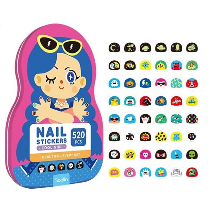 cute-nail-stickers-diy-home-activity-girl-party-favors-nail-art-stickers-versatile-self-adhesive-nail-art-supplies-waterproof-and-interesting-for-childrens-day-incredible