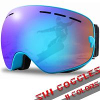 New Ski Goggles UV400 Anti-fog Double Layers Skiing Anti-slip Mask Glasses Outdoor Snowboard Goggles Snow Glasses Men Women