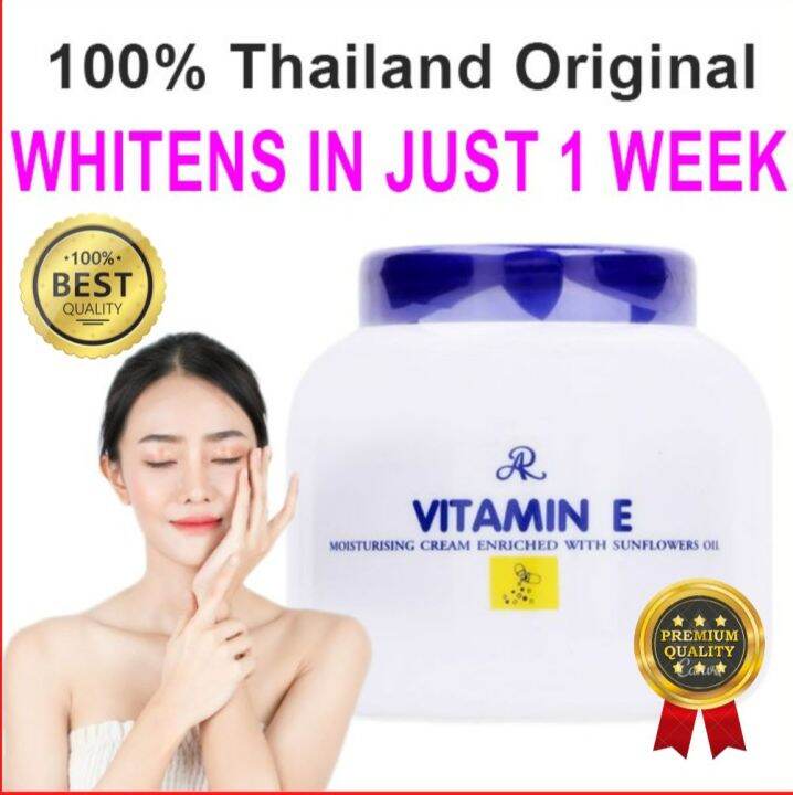 VITAMIN E Cream AUTHENTIC 100 Thailand Made Moisturizing Cream with
