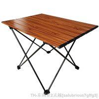 hyfvbu❒☸✻  Small Folding Camping Table Beach - Collapsible a