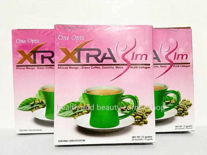 3 Boxes of One Opti Xtra Slimming Coffee with Collagen Optimum Organics