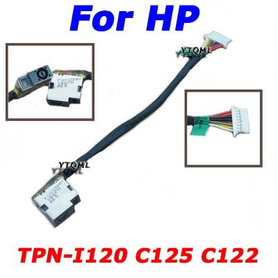 1-10Pcs New Laptop DC Power Jack Cable For HP TPN-I120 C125 C122 Charging Port Connector  Wires Leads Adapters