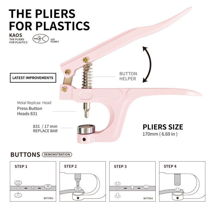 ปุ่มโลหะมือความดัน-snap-คีมติดตั้งหัวเข็มขัดกดเครื่องมือสำหรับเสื้อผ้าเสื้อผ้า-jean-กระเป๋ารองเท้า-leathercraft