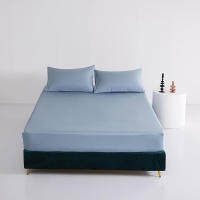 1 pc Egyptian Cotton Fitted Sheet With Elastic TwinFullQueenKing Size Bed Sheet For Adult Bedclothes