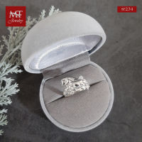 MT แหวนเงินแท้ รูปม้าวิ่ง คู่กัน ไซส์: 55, 56 Solid 925 Sterling Silver Ring (sr234) MT Jewelry มณีธารา