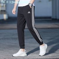 № Adidas Special Price Clover Sports Trousers Mens Spring New Three-Bar Embroidery Logo Bundle Feet Trend All-Match Casual Pants