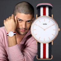 Ultra-thin quartz watch of wrist of men and women fashion canvas waterproof watch lovers watch -nb0613