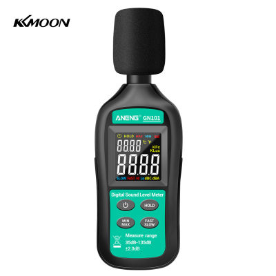 ANENG ดิจิตอลเมตร35db-135db เดซิเบลจอแสดงผล LCD Sound Level Meter ที่มีความแม่นยำสูง Decibel Monitor Professional เครื่องทดสอบเสียงรบกวนในครัวเรือนเสียงรบกวนวัด