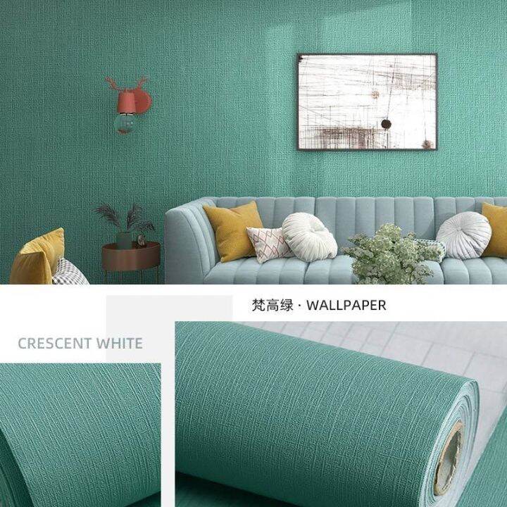 thickened-wallpaper-self-adhesive-waterproof-and-moisture-proof-bedroom-decoration-dormitory-background-wall-solid-color-sticke