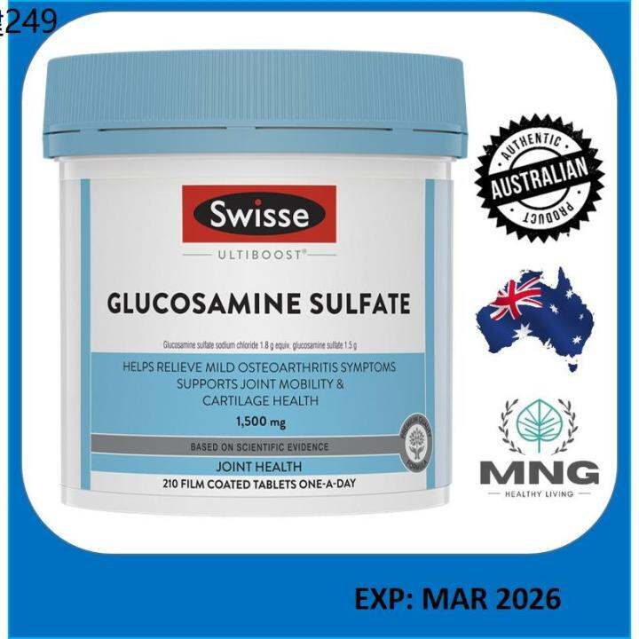 Swisse Glucosamine Sulfate 1,500mg 210 Tablets☂ Lazada