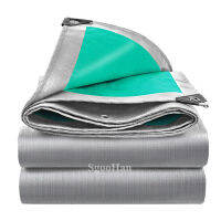 0.32มม. รถบรรทุก Canopys PE ผ้ากันฝนสวน Tarpaulin กันสาดกลางแจ้ง Sun Shading ผ้า Camping Ground แผ่นผ้ากันน้ำ