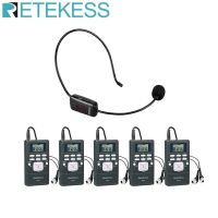 RETEKESS TR503 Wireless Audio Mic+5Pcs PR13 FM Receiver Language Interpretation System For Church Meeting Museum Tour Guiding