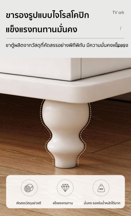 lxh-furniture-ตู้วางทีวี-ชั้นวางทีวี-ตู้ทีวี-160cm-สีขาว-แบบยุโรป-ตู้วางทีวีและชุดล็อกเกอร์-สามารถซื้อแยกต่างหาก-จัดส่งที่รวดเร็ว