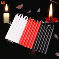 10 Pieces Black Candles Household Lighting Candels Daily Decorate Candle Smoke-free Romantic Wedding Long Pole Classic Scented