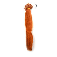 wenleshang 20cm หนา NATURAL Color CURLY Doll wigs สำหรับ1/3 1/4 1/6 BJD DIY Doll hair