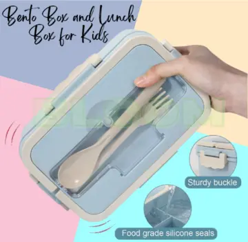 Promotional Lunch Box with Utensils = Food Grade Cutlery = Bongo