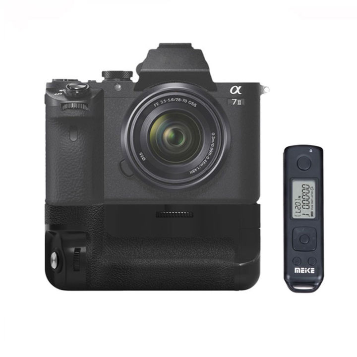 Meike Battery Grip Mk A7ii Pro Remote For Sony A7ii A7rii A7sii ประกัน 1 ปี Th 