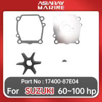 ใบพัดปั๊มน้ำชุดซ่อมสำหรับ Suzuki Outboard 60 70 80 90 100 Hp Marine เรือเครื่องยนต์17400-87E04เรืออุปกรณ์เสริม