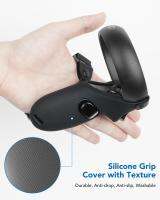 KIWI Design Touch Controller Grip Cover สำหรับ Oculus Questrift S (ไม่ใช่สำหรับ Quest 2) Anti-Throw Handle สายรัดข้อมือป้องกัน