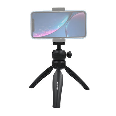 แบบพกพามินิสก์ท็อปศัพท์เล็กๆน้อยๆยืนโต๊ะขาตั้งกล้องสำหรับ Vlog กล้อง Mirrorless มาร์ทโฟนที่ถอดออกได้360หัวบอล