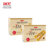 COMBO 2 HỘP Cà phê hòa tan The Blend 114 nguyên chất 60 gói x 2g