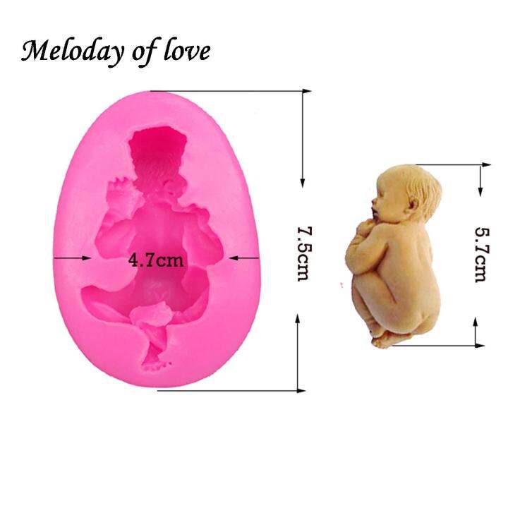 hot-rtert54634-3d-sleep-baby-สบู่ทำมือแม่พิมพ์เค้กช็อคโกแลตเครื่องมือตกแต่ง-diy-แม่พิมพ์ทำคุกกี๊เค้กฟอนดอนซิลิโคนแม่พิมพ์-fimo-พิมพ์เค้กซิลิโคน-t0159