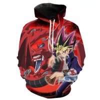 Yu Gi Oh-Sudadera con capucha para hombre y mujer, jersey de manga larga con estampado 3D, ropa de calle informal a la moda, novedad de 2023