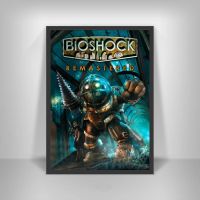 โปสเตอร์ศิลปะเกม BioShock โปสเตอร์ผ้าใบพิมพ์ภาพฝาผนังตกแต่งบ้าน (ไร้กรอบ)