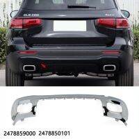 Rear Bumper Chrome Trim Chromium Styling A2478859000 A2478850101 Spoiler Diffuser Accessories For Mercedes Benz GLB W247 X247 Food Storage  Dispensers