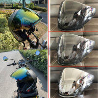 รถจักรยานยนต์หมวกกันน็อคครึ่ง Visor เลนส์ชุบเลนส์กรณีสำหรับ SHOEI J-Cruise I II J-Force4