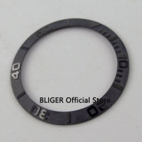 Bliger 38MM Black Ceramic Bezel Minutes Marks Insert Fit 40MM Sub Watch Automatic Movement Mens Watch Bezel BB33