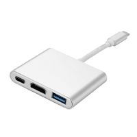 【Thriving】 liaoxian3105992120 USB C ถึง HDMI Type C USB 3.1 Hub USB-C ไปยัง USB 3.0/ HDMI/ Type C อะแดปเตอร์ชาร์จหญิง,สำหรับ,Dell XPS 13, Google Chr