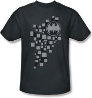 Batman - Mens Gotham 3D T-Shirt In Charcoal