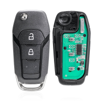 Car Smart Remote Key 2 Button 433Mhz Fit for Ranger 2015 2016 2017 2018 Id49 Pcf7945P Eb3T-15K601-