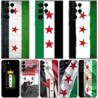 Syrian Syria Flag Phone Case For Samsung Galaxy S23 S22 S21 Ultra S20 FE 5G S10E S10 Lite S9 S8 Plus S7 Edge Black Cover Electrical Connectors