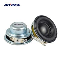 AIYIMA 2Pcs 40MM Mini Audio Portable Speakers 16 Core 4 Ohm 5W Full Range Speaker Rubber Side NdFeB Magnetic