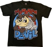 เสื้อยืดการ์ตูน แทสมาเนียน เดวิล (Tasmanian Devil) สีดำ M/L/XL