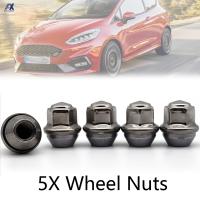 5Pcs สำหรับ Ford KA Transit Ranger Mondeo Kuga Focus Fiesta ล้อรถ Lug Nuts M12X1.5เงิน2434886 2179620รถยางอุปกรณ์เสริม