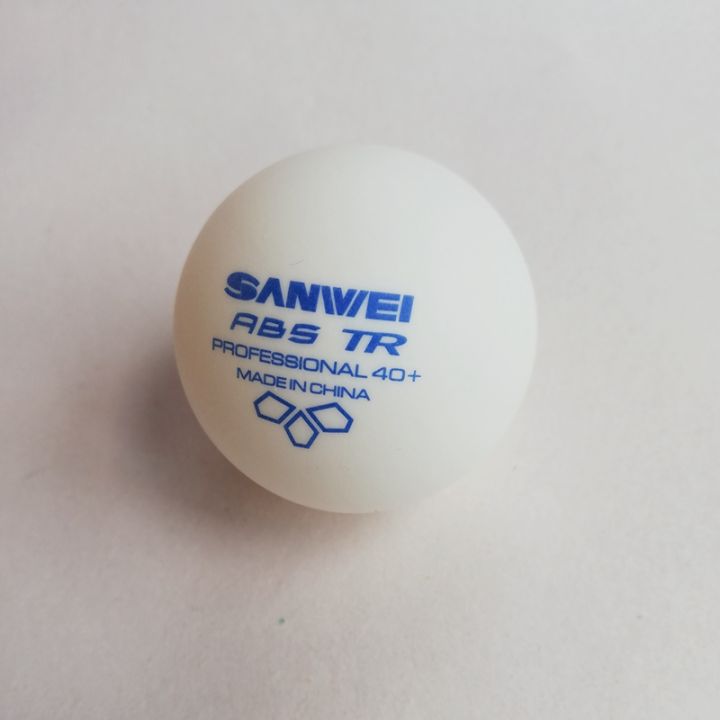 100ลูก-sanwei-3-star-abs-40-2019ใหม่ลูกปิงปอง-ittf-ได้รับการอนุมัติการฝึกอบรมวัสดุใหม่พลาสติกโพลีปิงปองลูก